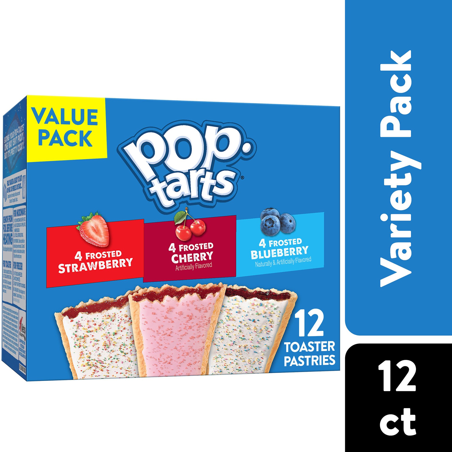 slide 1 of 6, Pop-Tarts Toaster Pastries Variety Pack, 12 ct, 12 ct