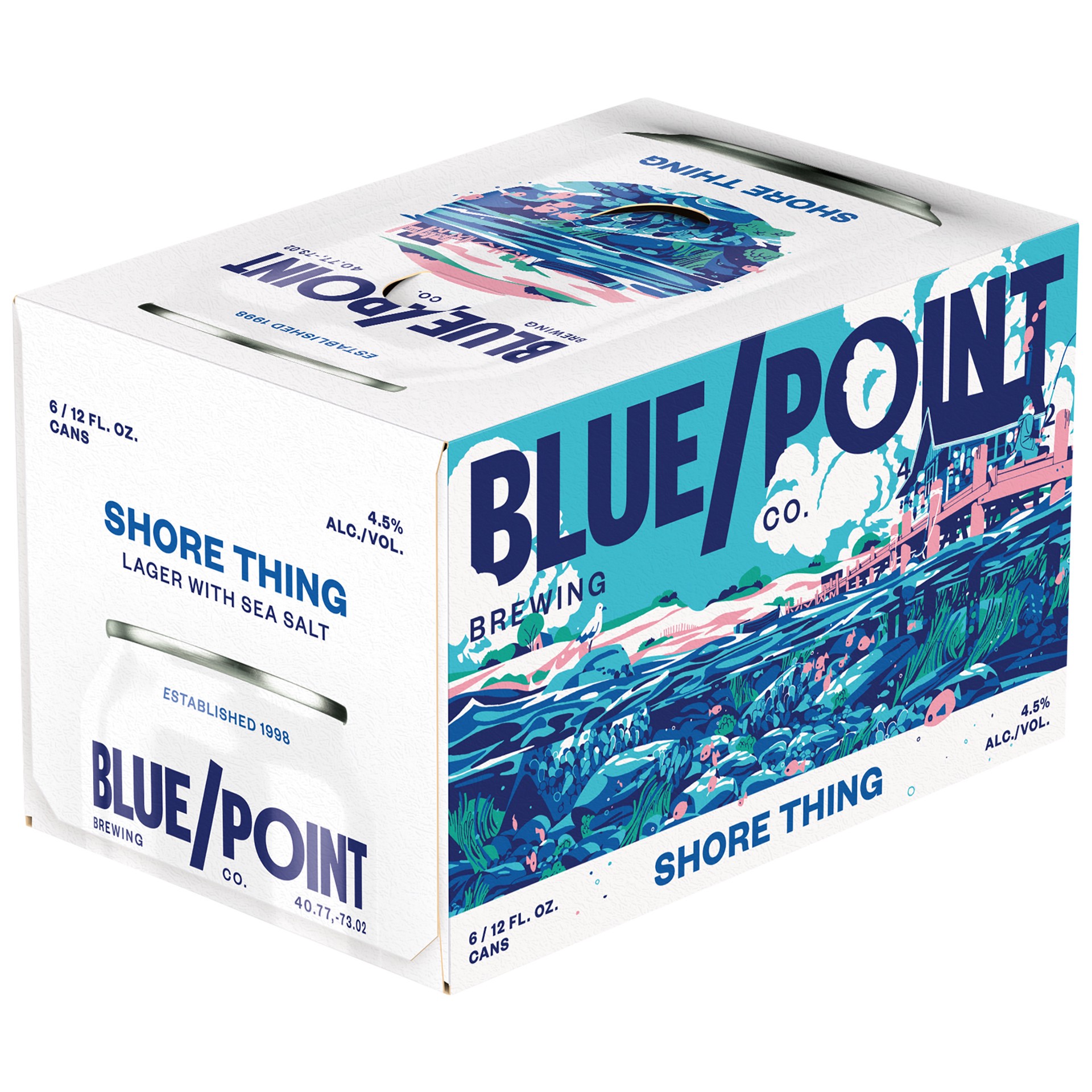 slide 1 of 1, Blue Point Shore Thing, 6 ct; 12 fl oz