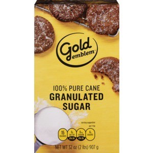 slide 1 of 1, CVS Gold Emblem Granulated Sugar, 100% Pure Cane, 32 oz