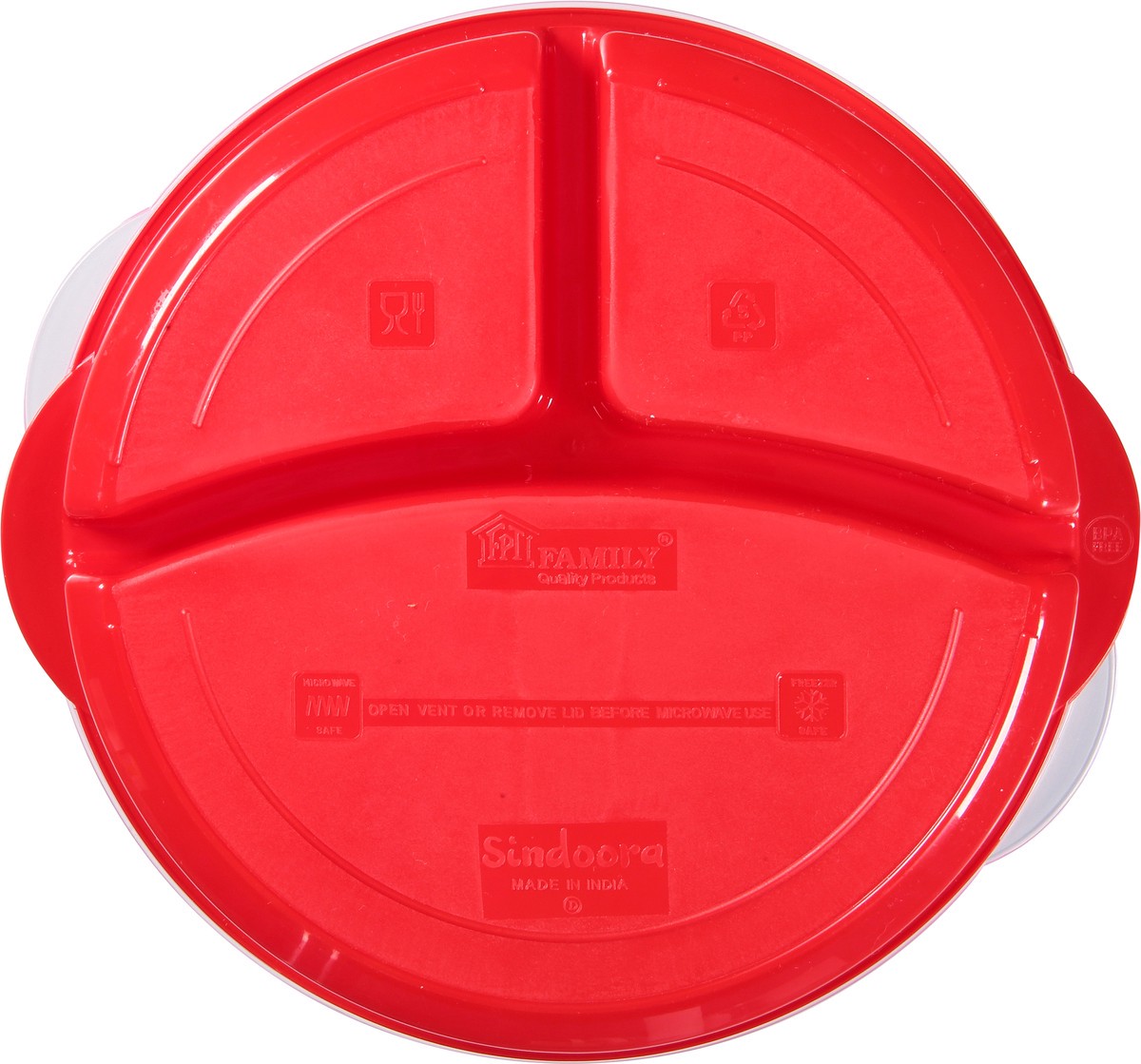 slide 4 of 11, Regent Products 3 Compartment Food Storage Container with Vent Cap 1 ea, 1 ct