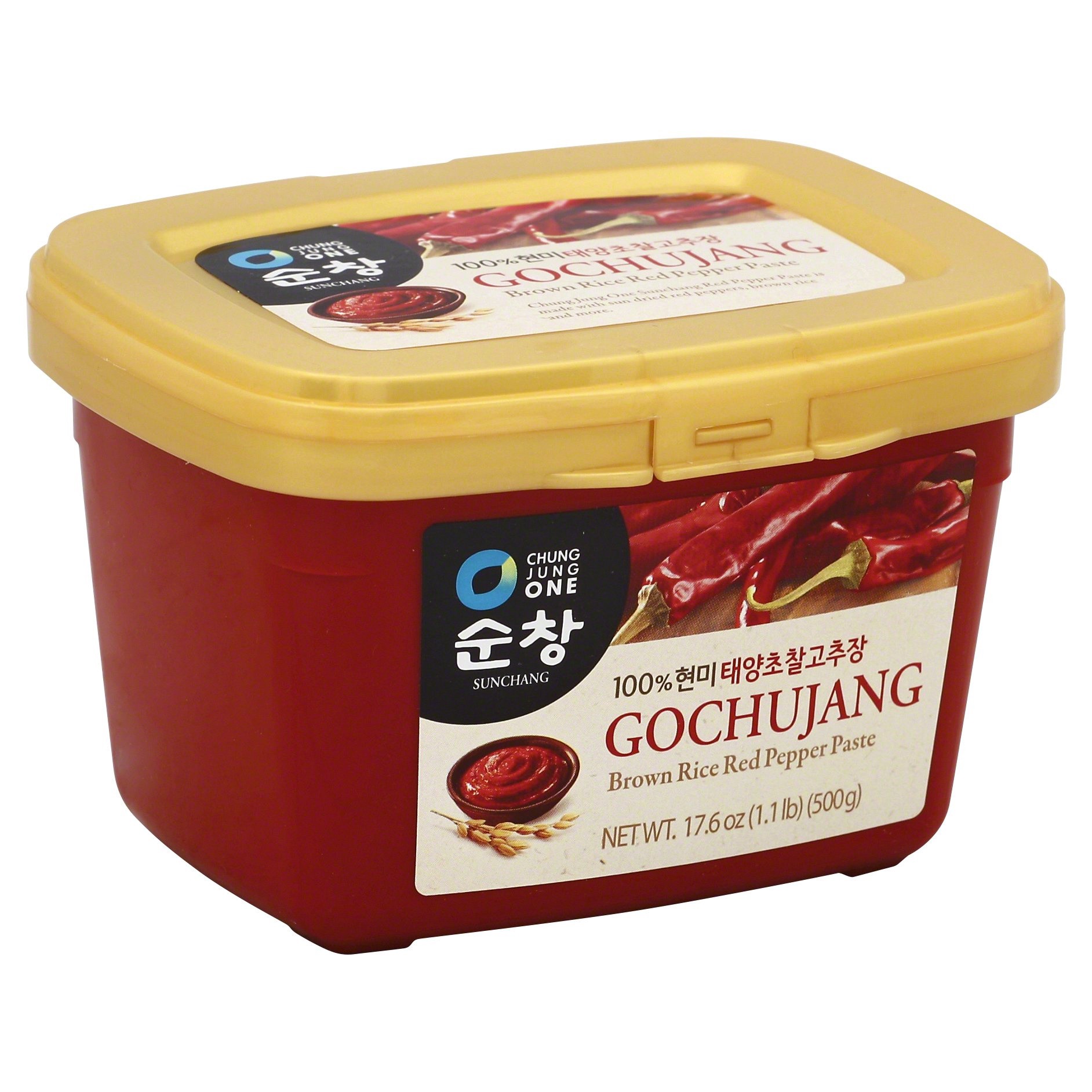 slide 1 of 5, O'Food Gochujang Brown Rice Red Pepper Paste 17.6 oz, 17.6 oz