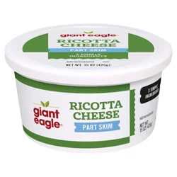Giant Eagle Ricotta Cheese, Part Skim