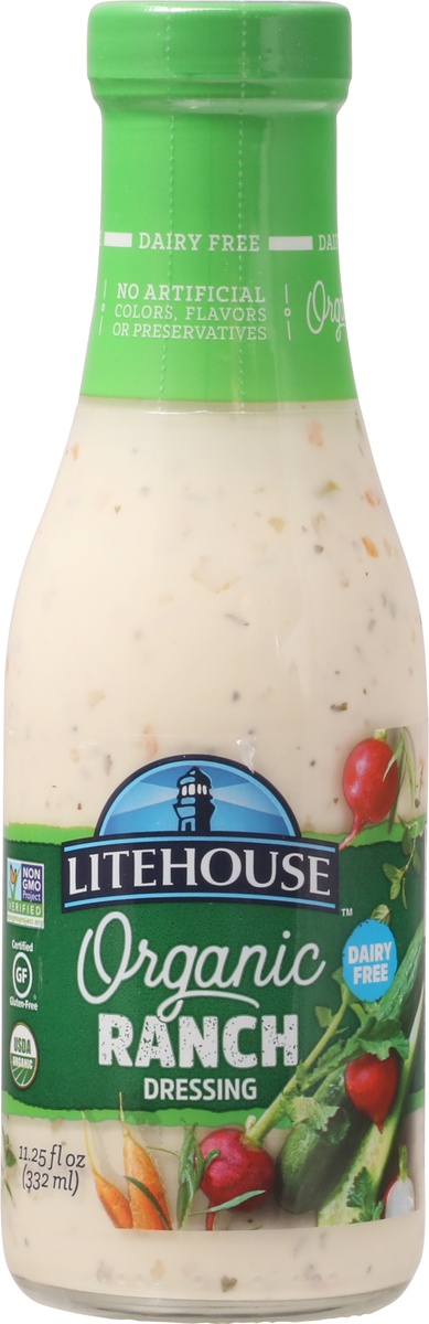 slide 9 of 11, Litehouse Organic Ranch Dressing, 11.25 fl oz