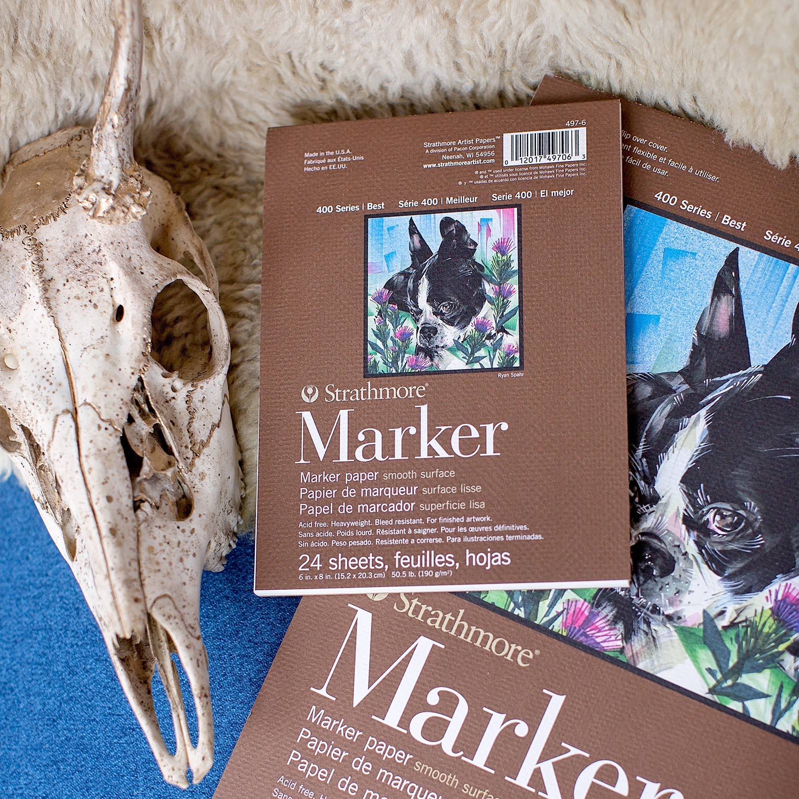 slide 2 of 5, Strathmore 400 Series Marker Paper Pad, 6 in x 8 in