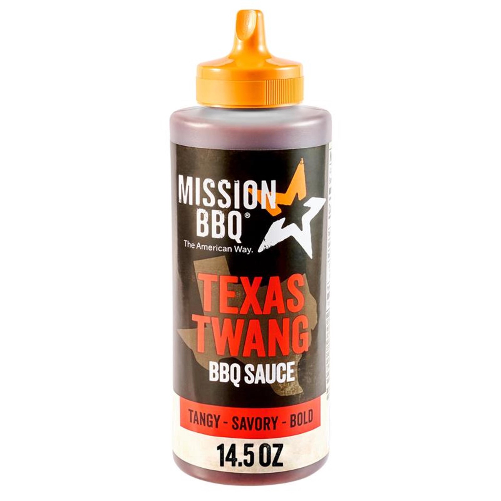 slide 1 of 5, Mission BBQ Texas Twang, 14.5 oz, 14.5 oz
