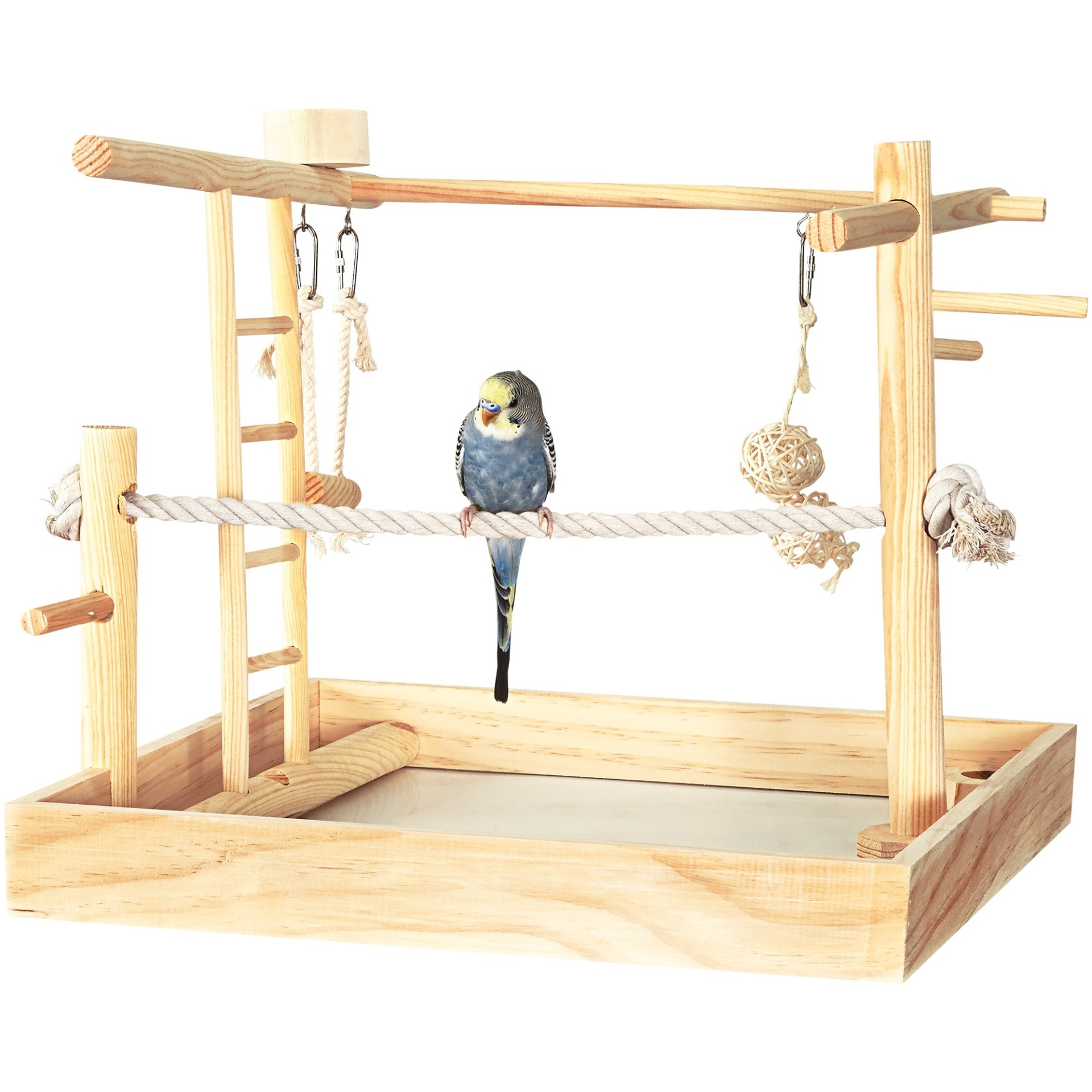 slide 1 of 1, You & Me 3-in-1 Playground for Birds, 16 in