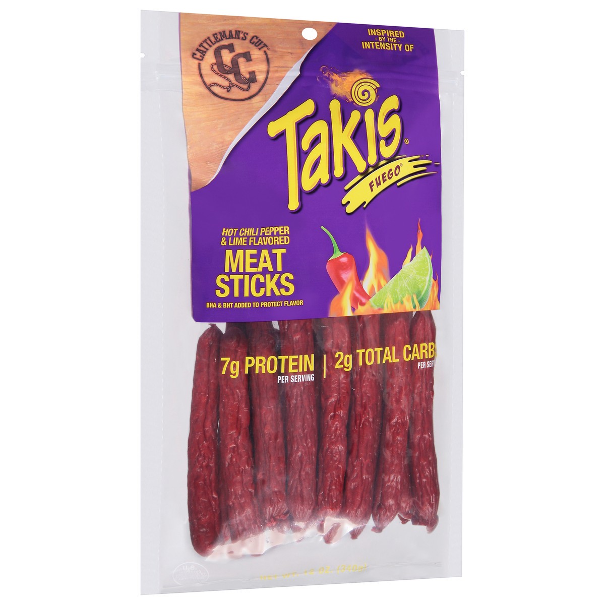 slide 2 of 9, Takis Cattleman's Cut Takis Fuego Sticks - 12oz, 12 oz