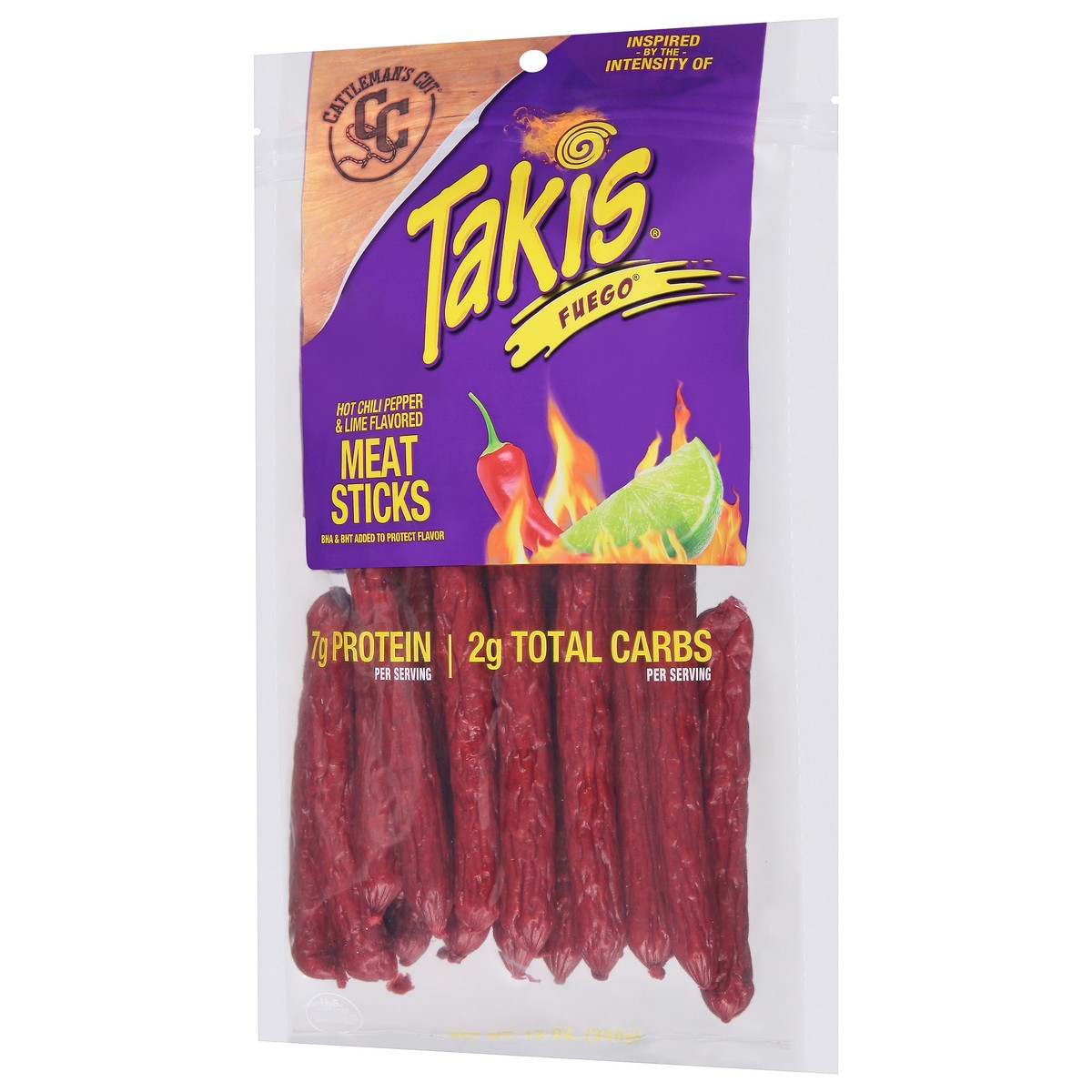 slide 3 of 9, Takis Cattleman's Cut Takis Fuego Sticks - 12oz, 12 oz