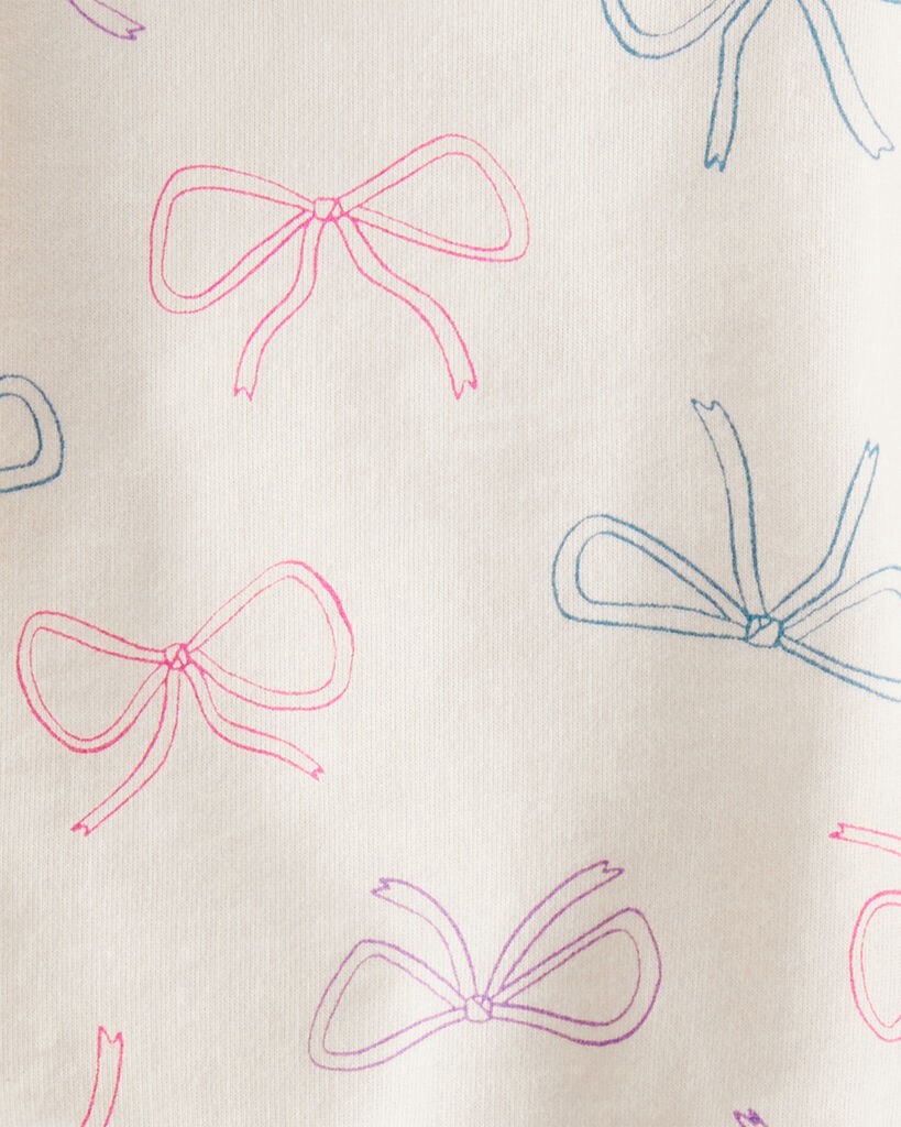 slide 2 of 3, Carter's Carters Baby 3-Piece Bow Print Little Pullover Set - Pink/Ivory Pink/Ivory NB, 3 pc