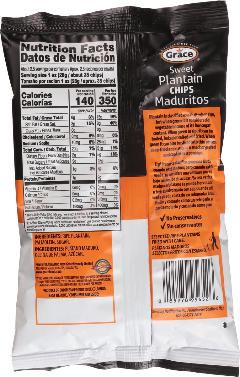 slide 7 of 9, Grace Sweet Plantain Chips 2.5 oz, 2.5 oz