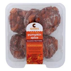 Clydes Donuts Clyde's Glazed Pumpkin Fritters