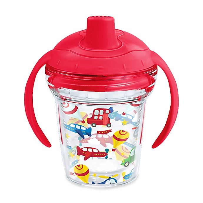 slide 1 of 2, Tervis Totally Kids Cars, Planes and Balloons Wrap Sippy Cup with Lid, 6 oz