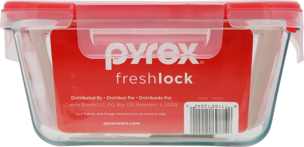 slide 4 of 9, Pyrex Freshlock 1.9 Liter Glass Storage 1 ea, 1 ct