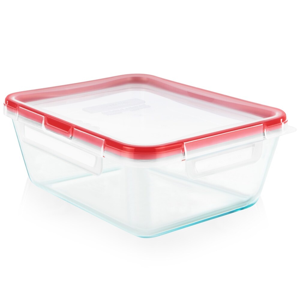 Pyrex Glass Meal Box with Plastic Cover - Shop Containers at H-E-B