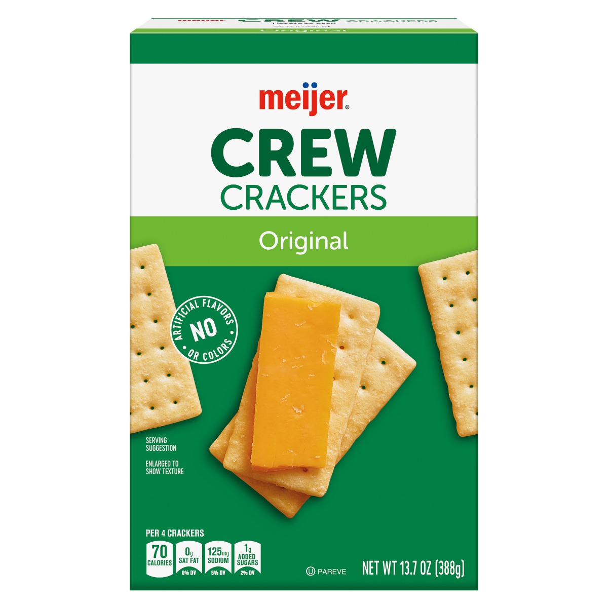 slide 1 of 6, Meijer Original Crew Crackers, 16 oz
