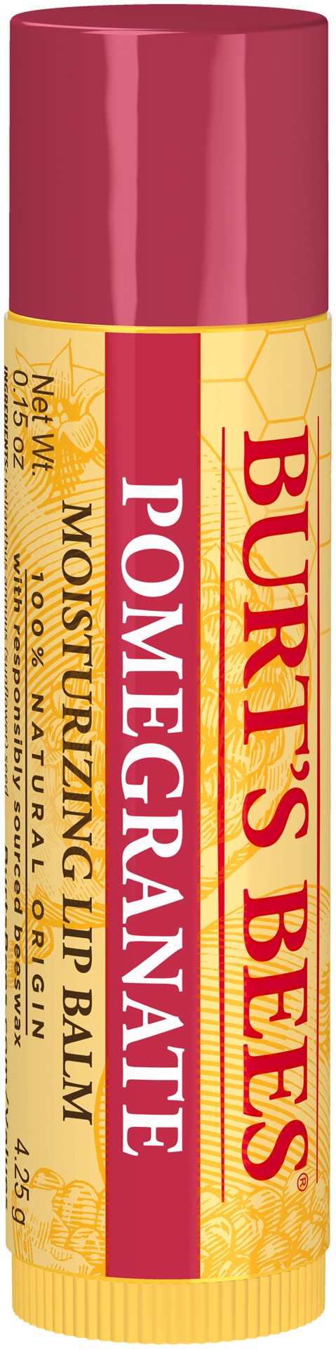 slide 1 of 5, Burt's Bees Moisturizing Pomegranate Lip Balm 0.15 oz, 0.15 oz