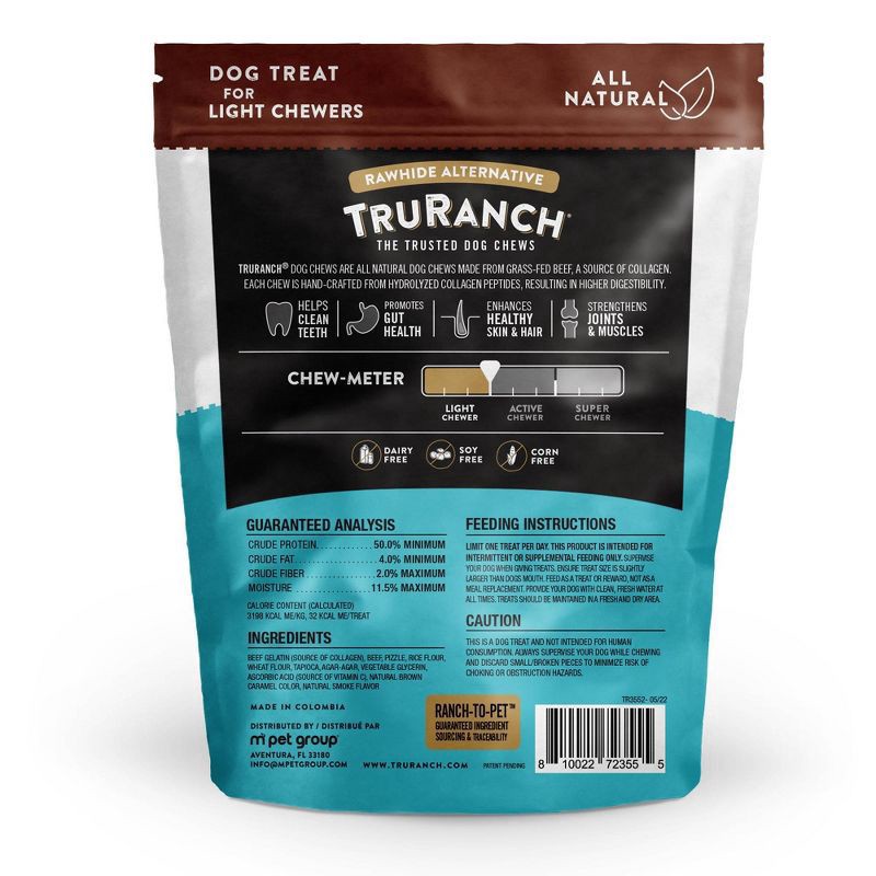slide 2 of 3, TruRanch Colla-Stix Bully + Collagen Recipe Dog Chews 5 Inch 15 ea, 15 ct