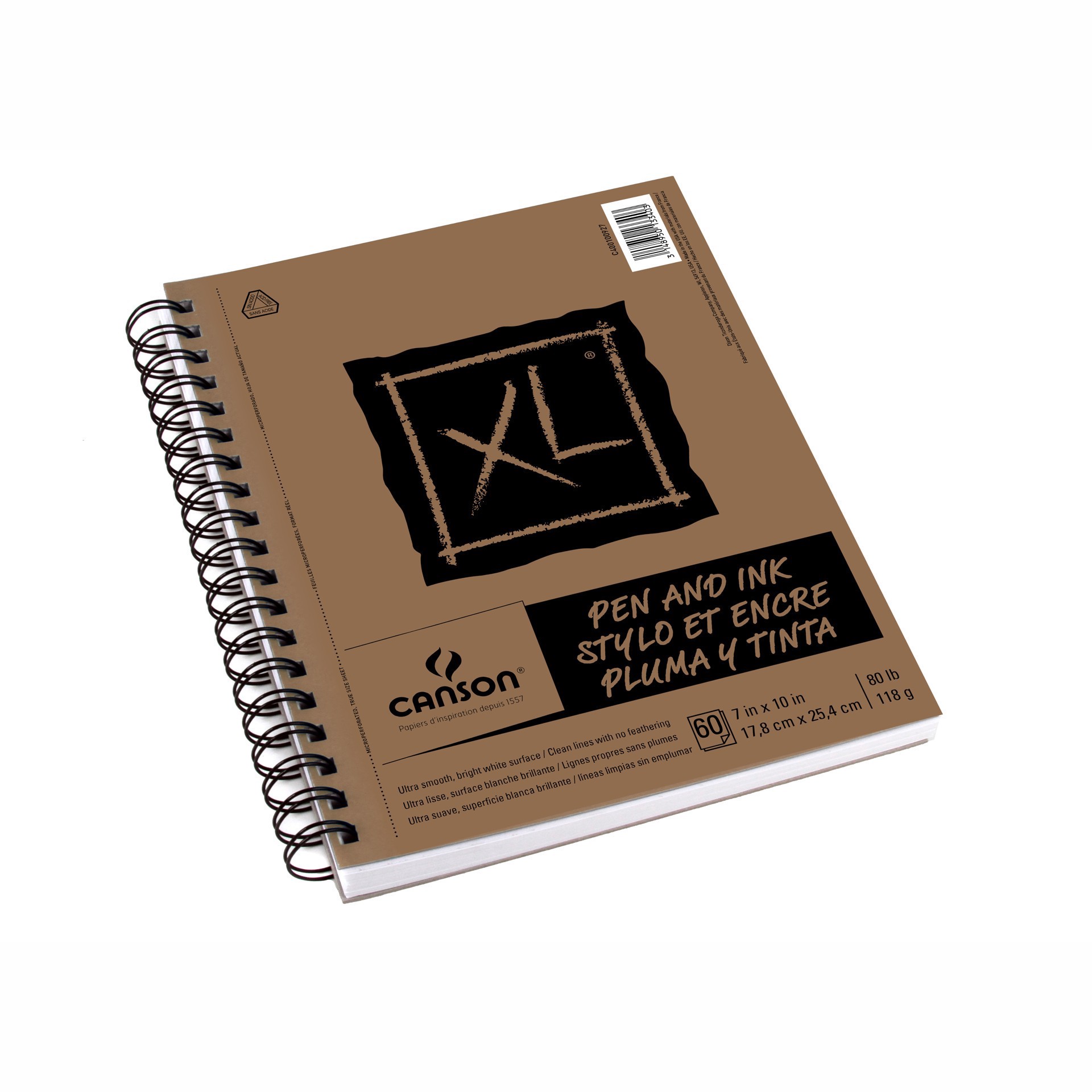 slide 3 of 3, Canson Xl Pen & Ink Pad, 7 in x 10 in