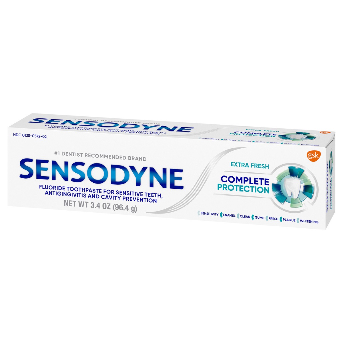 slide 3 of 9, Sensodyne Complete Protection Extra Fresh Toothpaste, 3.4 oz