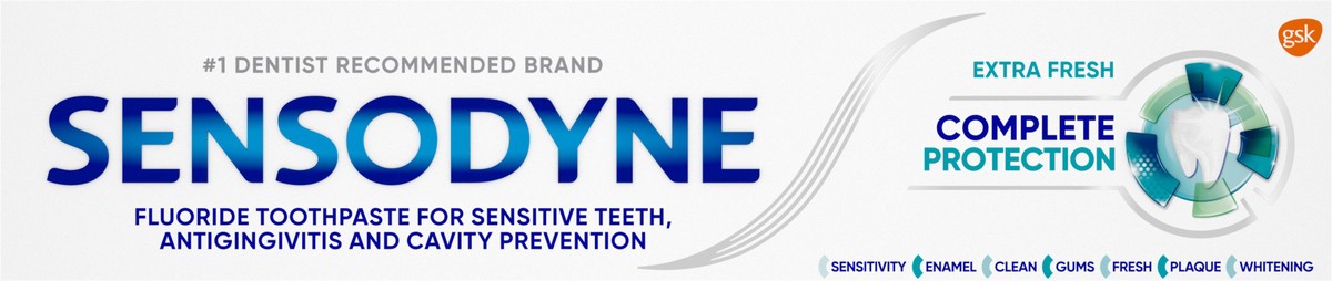 slide 9 of 9, Sensodyne Complete Protection Extra Fresh Toothpaste, 3.4 oz
