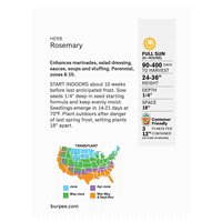 slide 3 of 5, Burpee Rosemary Seeds, 1 ct
