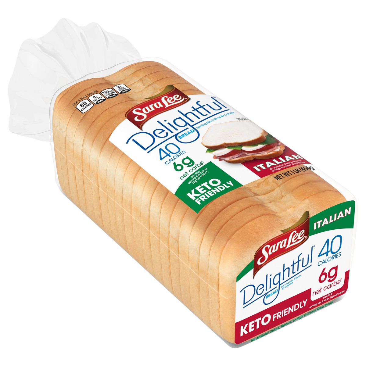 slide 2 of 4, Sara Lee Delightful Italian Bread 16 ounces, 16 oz