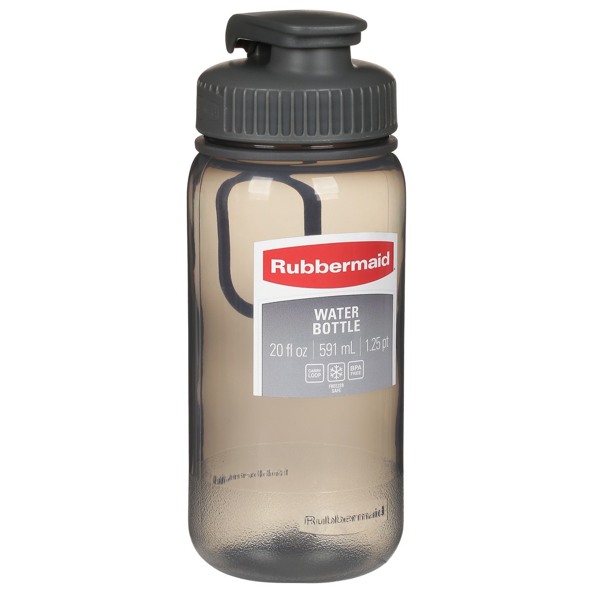 slide 2 of 9, Rubbermaid 20 Ounces Chug Cool Gray Essentials Water Bottle 1 ea, 1 ct