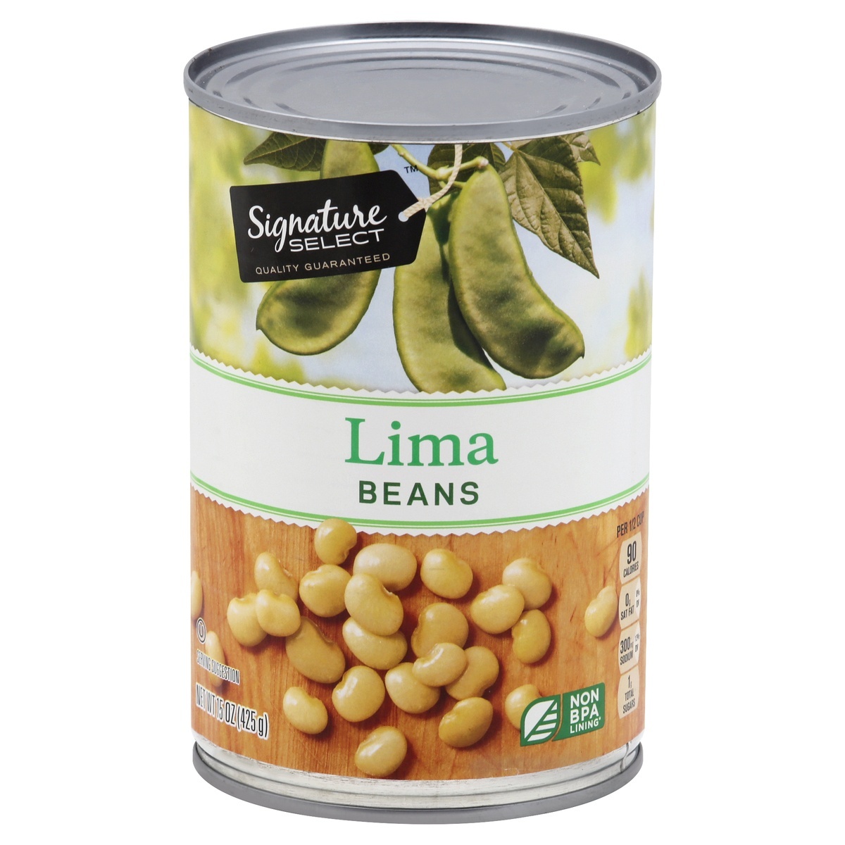 slide 1 of 2, Signature Select Lima Beans 15 oz, 15 oz