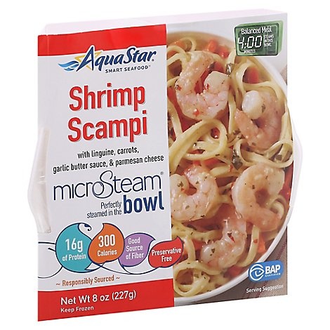 slide 1 of 1, Aqua Star Shrimp Scampi Bowl, 8 oz