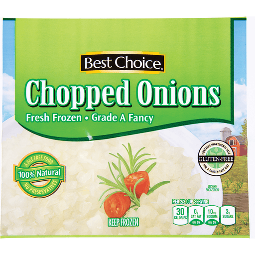 slide 1 of 1, Best Choice Frozen Chopped Onions, 12 oz