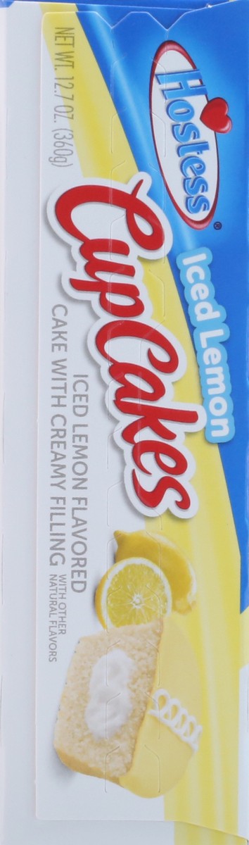 slide 5 of 10, HOSTESS Iced Lemon Flavored CupCakes with Other Natural Flavors, 8 Count , 12.70 oz, 12.7 oz