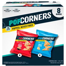 PopCorners Corn Snacks Variety Pack 5/8 Oz, 8 Count
