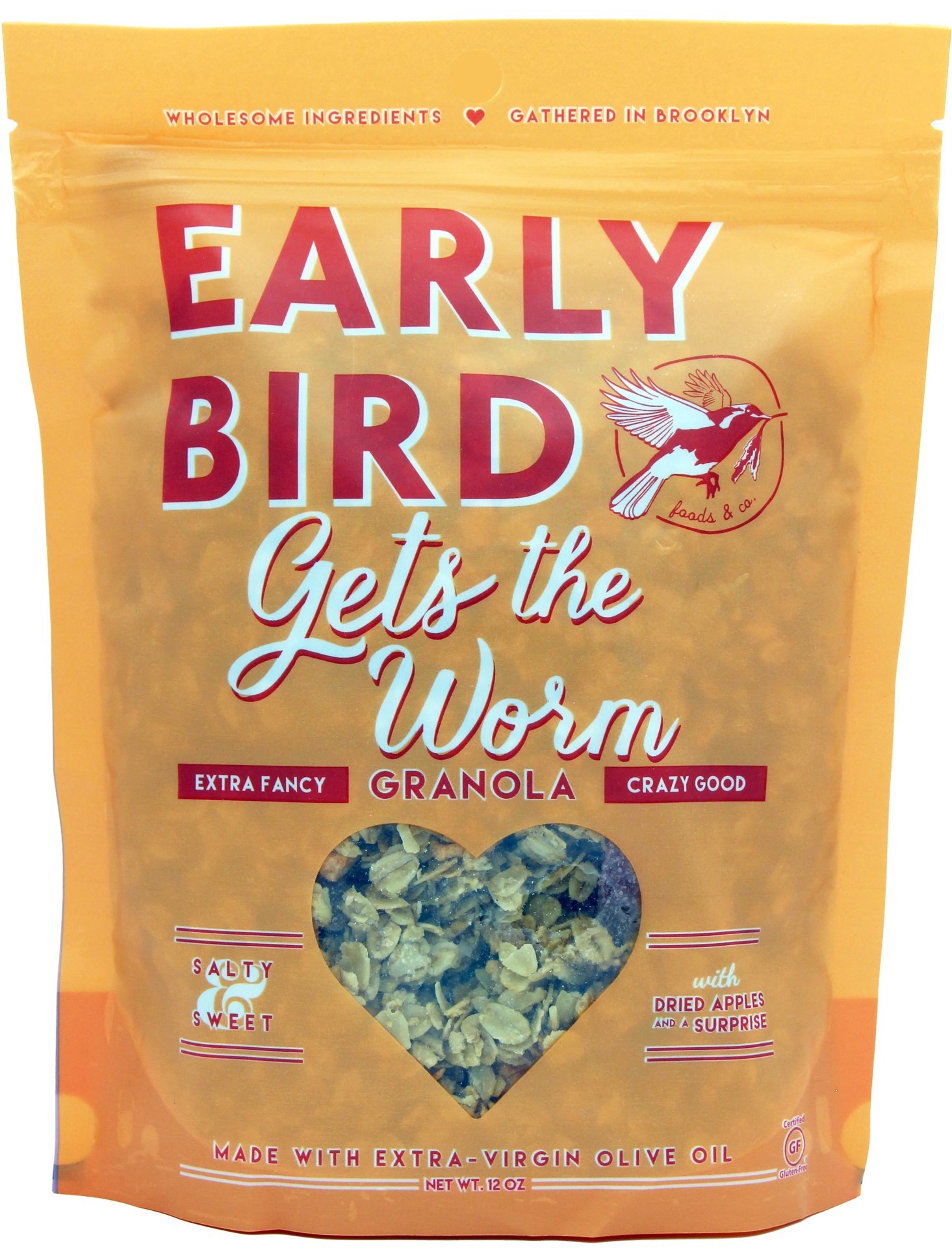 slide 1 of 1, Early Bird Granola Gluten Free Dried Apple - 12 oz, 12 oz