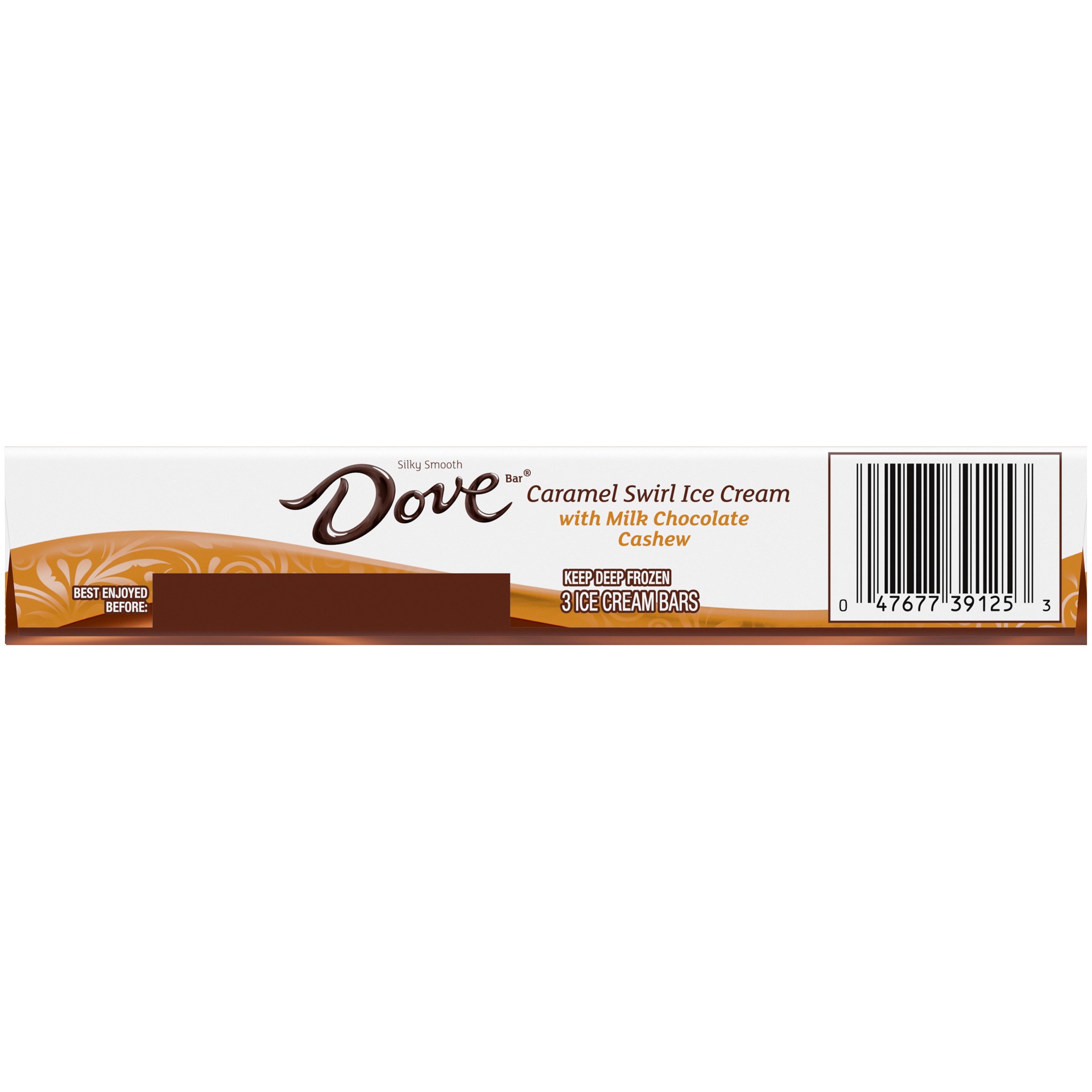 slide 4 of 4, Dove Vanilla Ice Cream with Caramel Milk Chocolate Cashews - 3pk, 7.64 oz