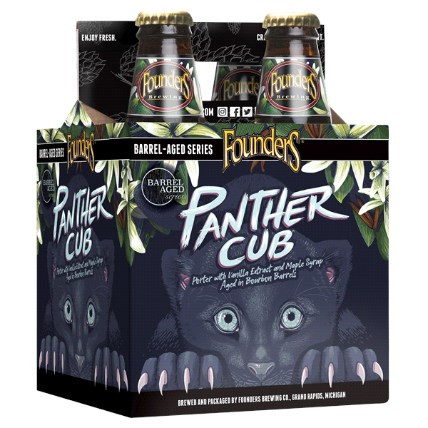 slide 1 of 1, Founders Panther Cub Bottles, 12 oz