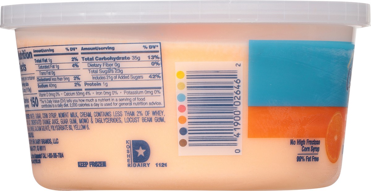 slide 2 of 13, Country Fresh Orange Sherbet 1 qt, 1 qt