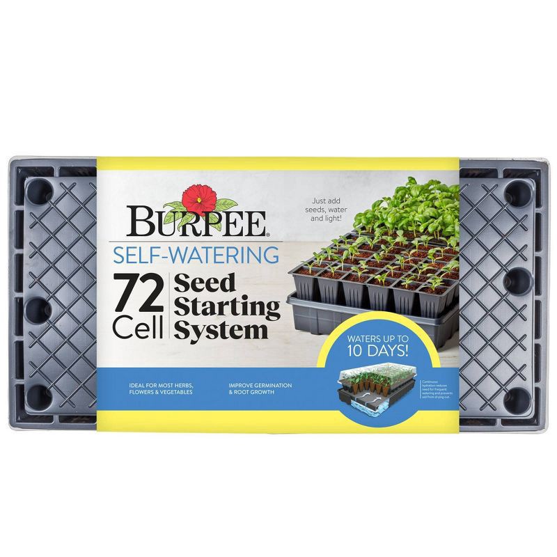 slide 1 of 6, Burpee 72 Cell Self Watering Greenhouse Kit, 1 ct