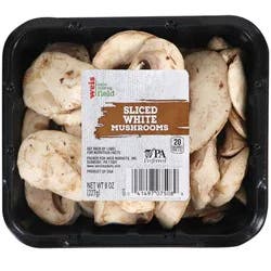Sliced White Mushrooms