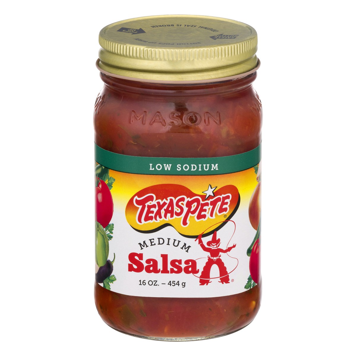 slide 1 of 13, Texas Pete Salsa, 16 oz