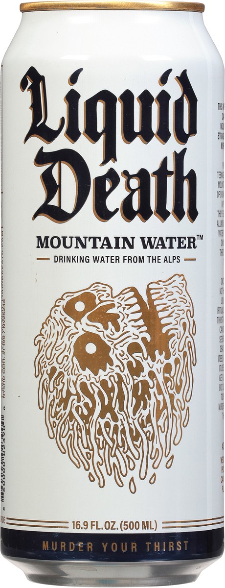 slide 3 of 7, Liquid Death Mountain Water- 16.9 fl oz, 16.9 fl oz