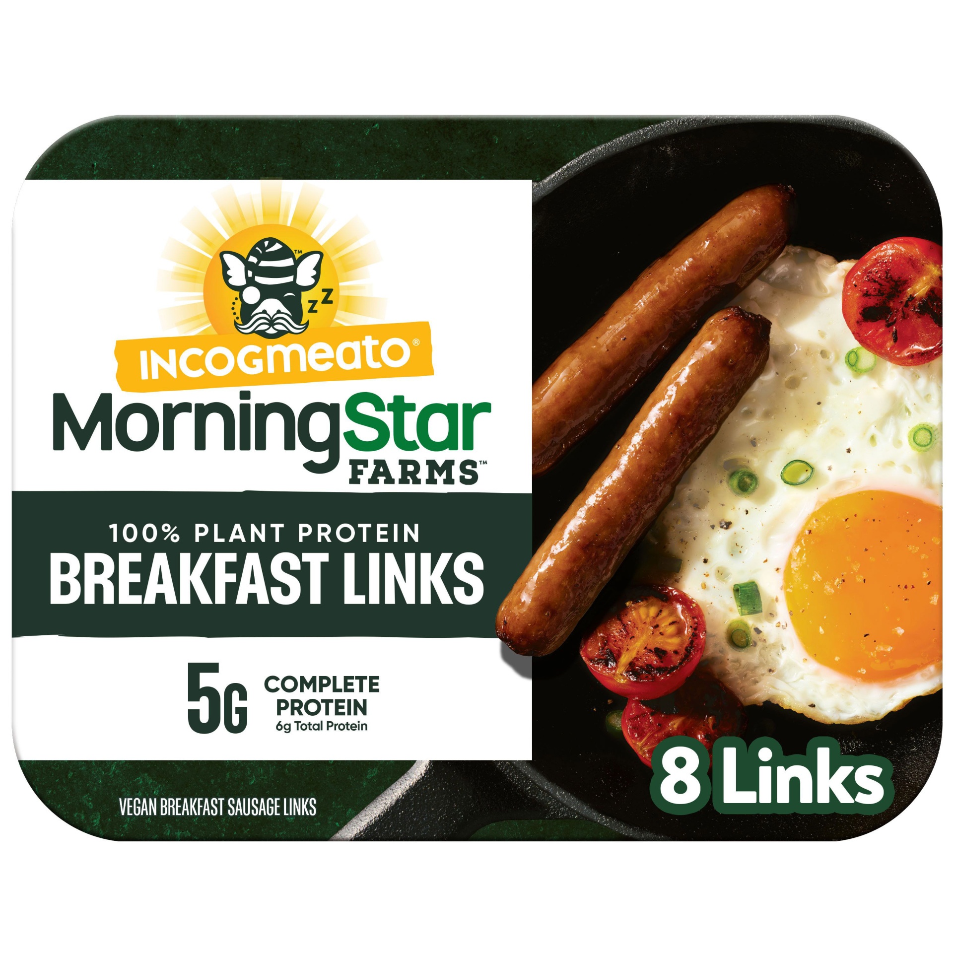 MorningStar Farms Incogmeato Meatless Sausage Links, Vegan PlantBased