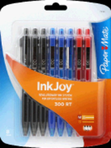 slide 1 of 1, Paper Mate InkJoy 300 RT Retractable Colored Pens, 8 ct