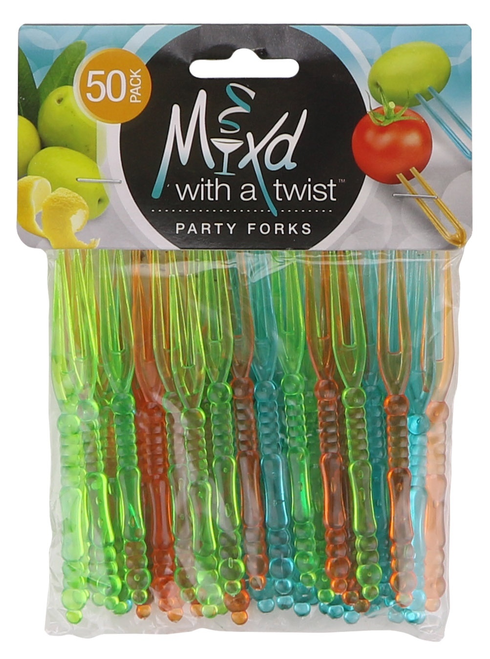 slide 1 of 1, Mixd With A Twist Gi Milkshake Straws, 50 ct