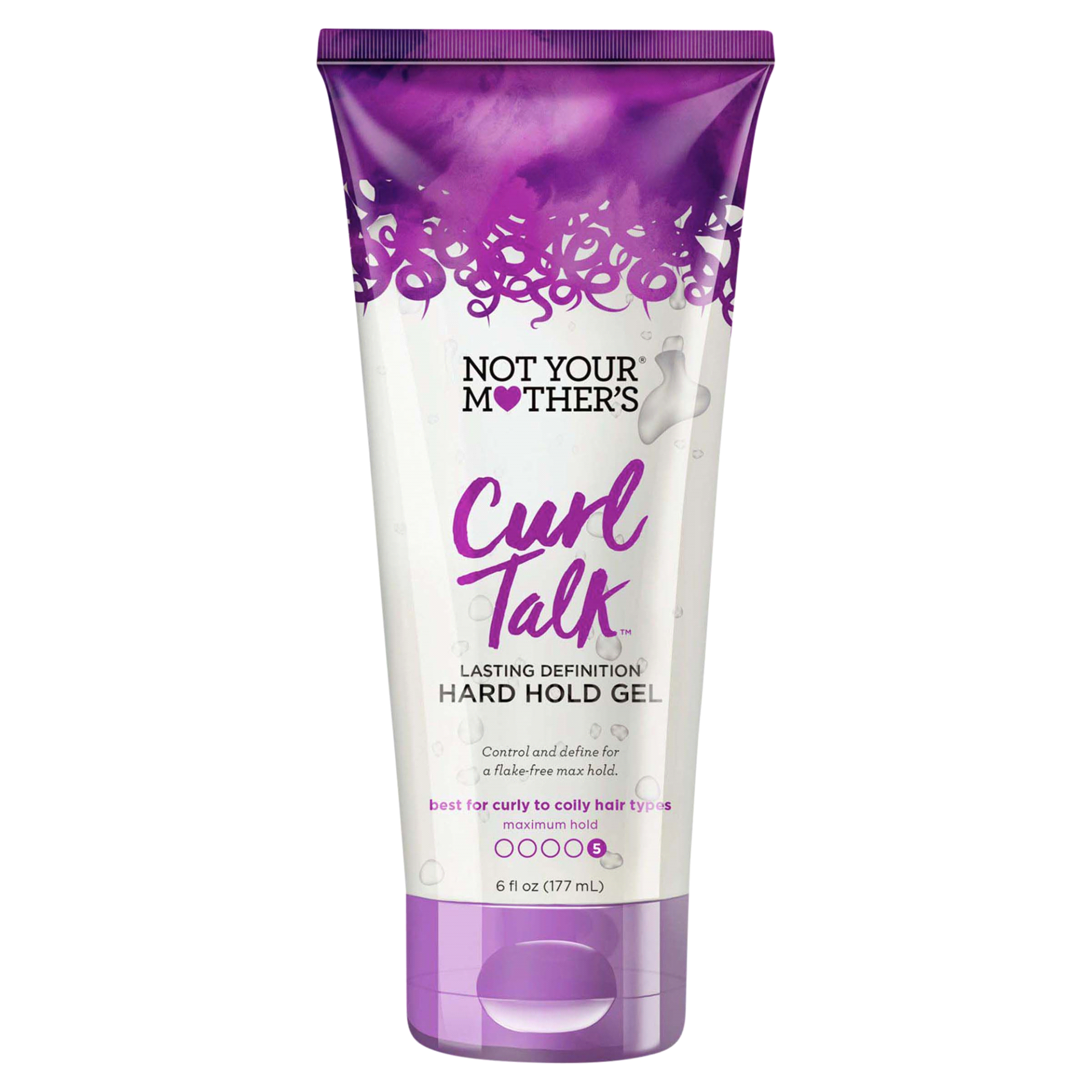 slide 1 of 1, Not Your Mother's Curl Talk Hard Hold Gel, 6 oz