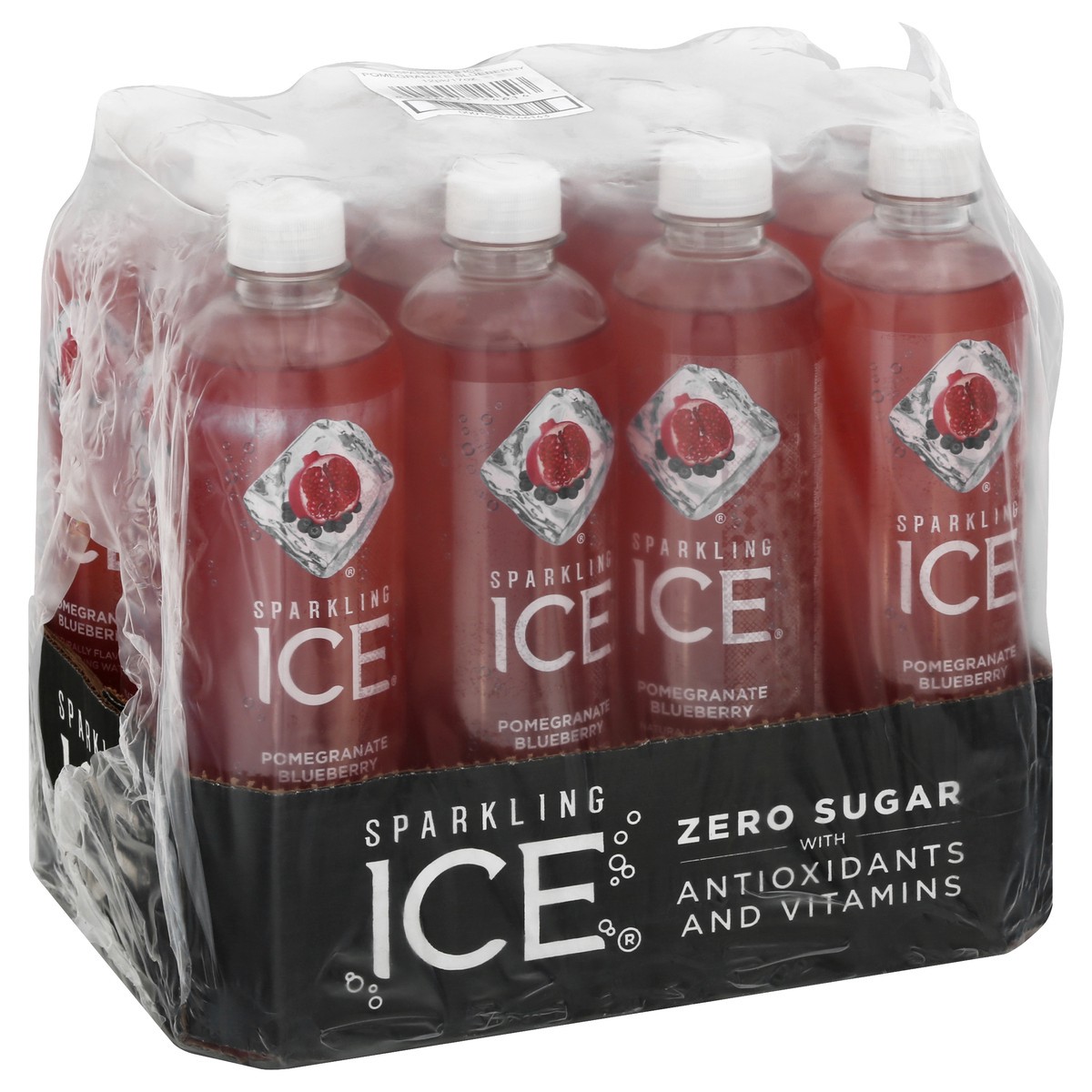 slide 6 of 8, Sparkling ICE Zero Sugar Pomegranate Blueberry Sparkling Water 12 - 17 fl oz Bottles, 12 ct