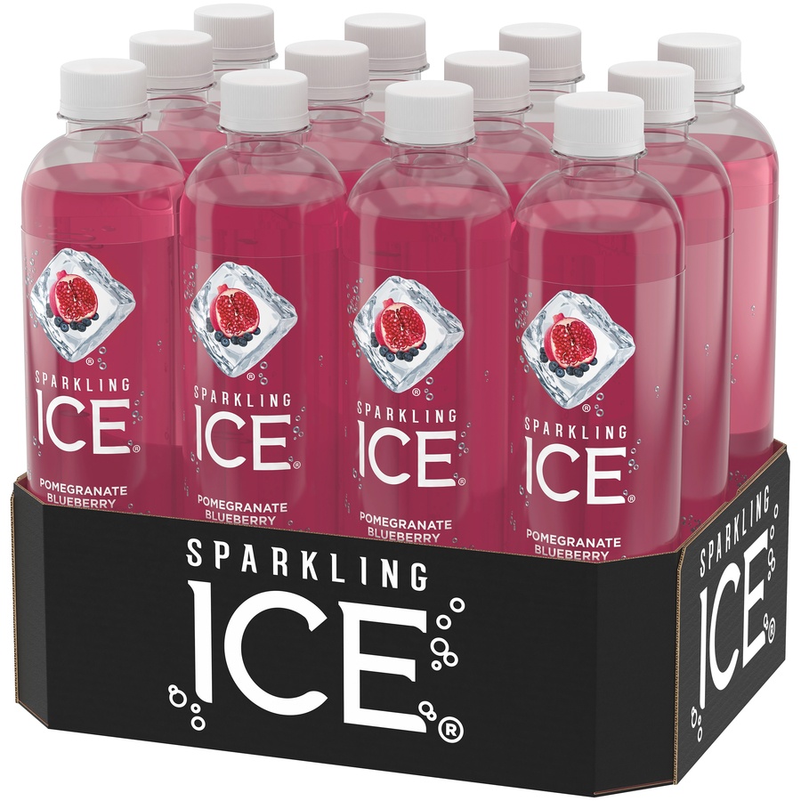 slide 3 of 8, Sparkling ICE Pomegranate Blueberry Sparkling Water, 12 ct; 17 fl oz