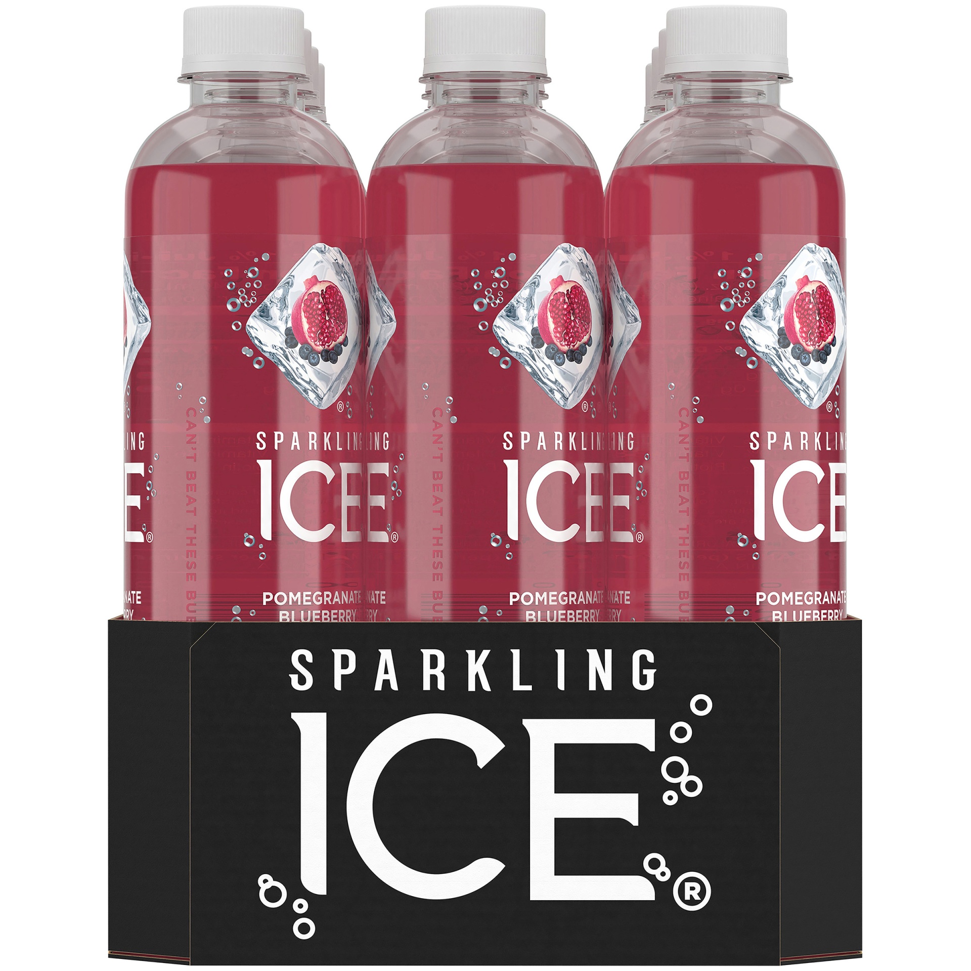 slide 5 of 8, Sparkling ICE Pomegranate Blueberry Sparkling Water, 12 ct; 17 fl oz