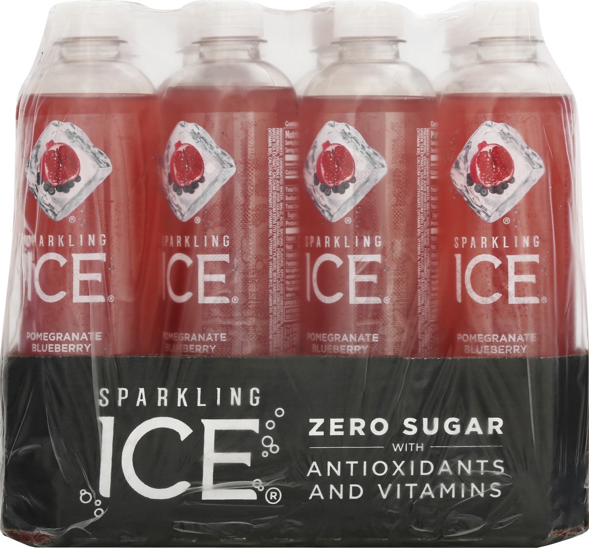 slide 8 of 8, Sparkling ICE Zero Sugar Pomegranate Blueberry Sparkling Water 12 - 17 fl oz Bottles, 12 ct