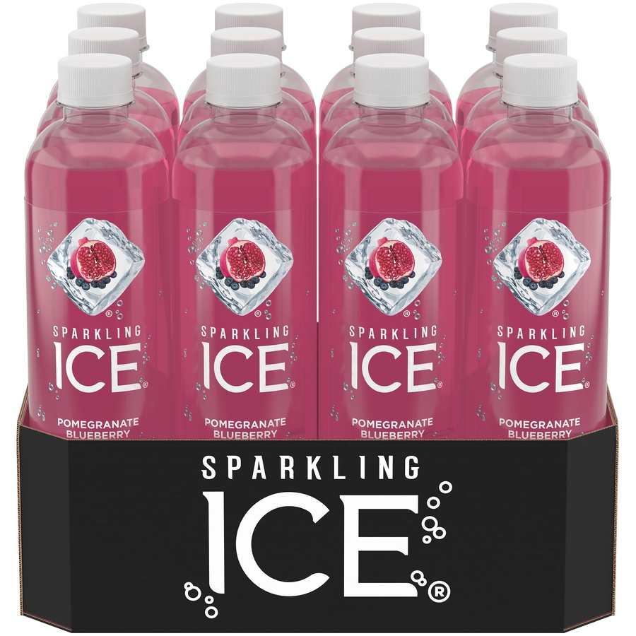 slide 1 of 8, Sparkling ICE Pomegranate Blueberry Sparkling Water, 12 ct; 17 fl oz