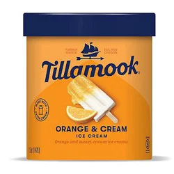 Tillamook Orange & Cream Ice Cream 1.5 qt